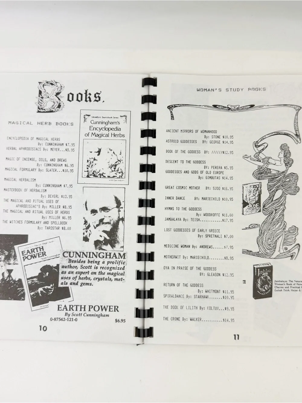 1991 Eye of the Cat Hermetic Supplies Catalog Vtg Occult Pagan Wiccan Magic Book